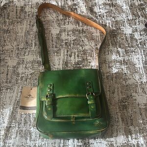 Patricia Nash Green Crossbody Bag